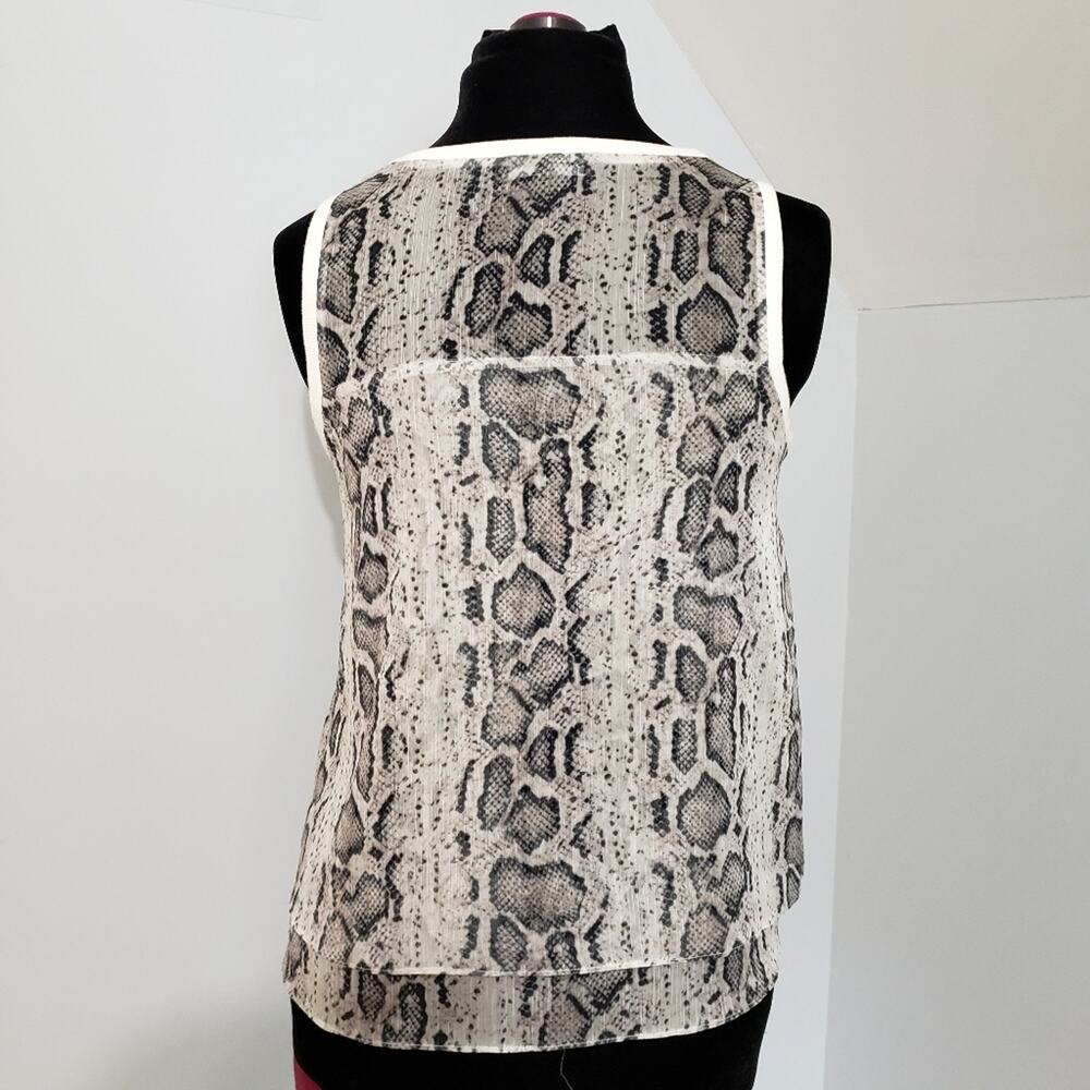 Generation Love Snakeskin Top Python Reptile Shee… - image 3